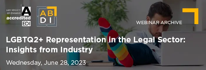 2023-06-28 LGBTQ2 Representation in the Legal Sector Panel_Vuture Banner_Archive