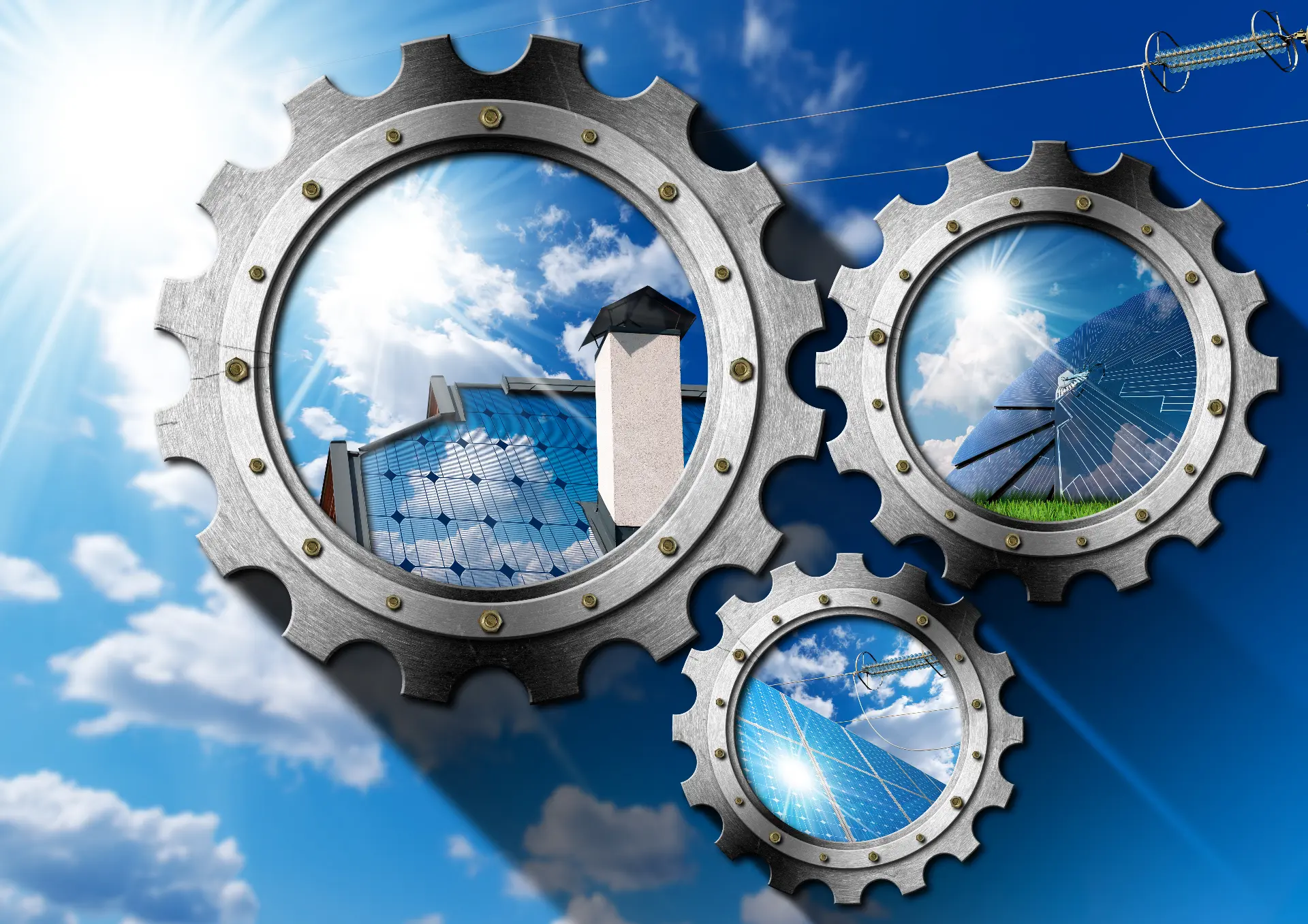 shutterstock_585667700 - solar energy with metal gears