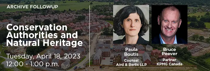 Municipal Webinar Series_KPMG_Vuture Sessions_Conservation Authorities and Natural Heritage_Archive