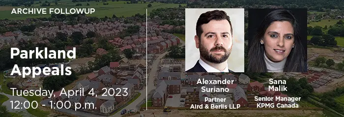 Municipal Webinar Series_KPMG_Vuture Sessions_Parkland Appeals_Archive