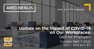 April 7 The Impact of COVID-19 Webinar Social Media Banner April 7 The Impact of COVID-19 Webinar Social Media Banner