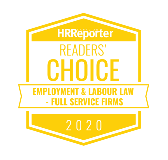 Canadian HR Reporter Readers Choice 2020 Canadian HR Reporter Readers Choice 2020