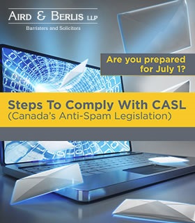 Casl Steps to comply -handout cover page