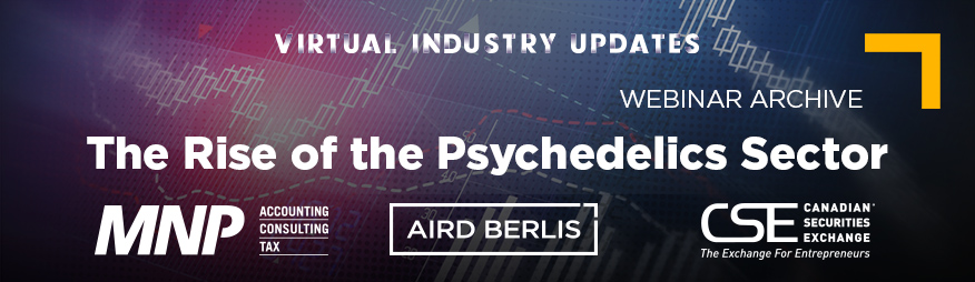 June 10 - The Rise of the Psychedelics Sector Webinar Archive 876x254