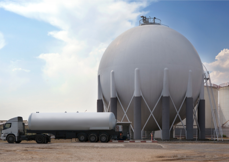 natural gas tank