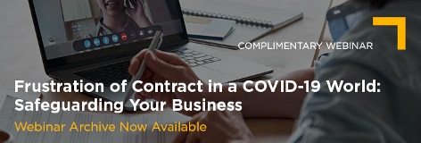 Nov 25 Frustration of Contract Webinar Archive