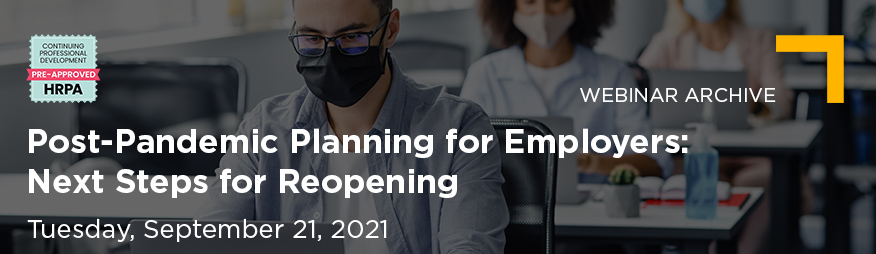 Sep 21 Post-Pandemic Planning For Employers Website 876x254 Archive