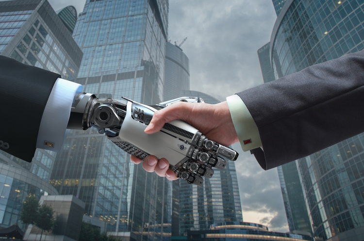 artificial intelligence handshake