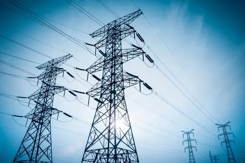 shutterstock_hydro lines blue